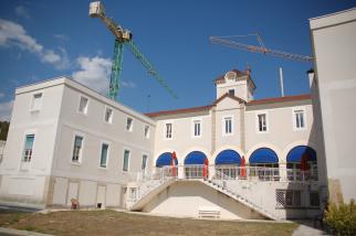 septembre 2015, travaux hopîtal de Lamastre