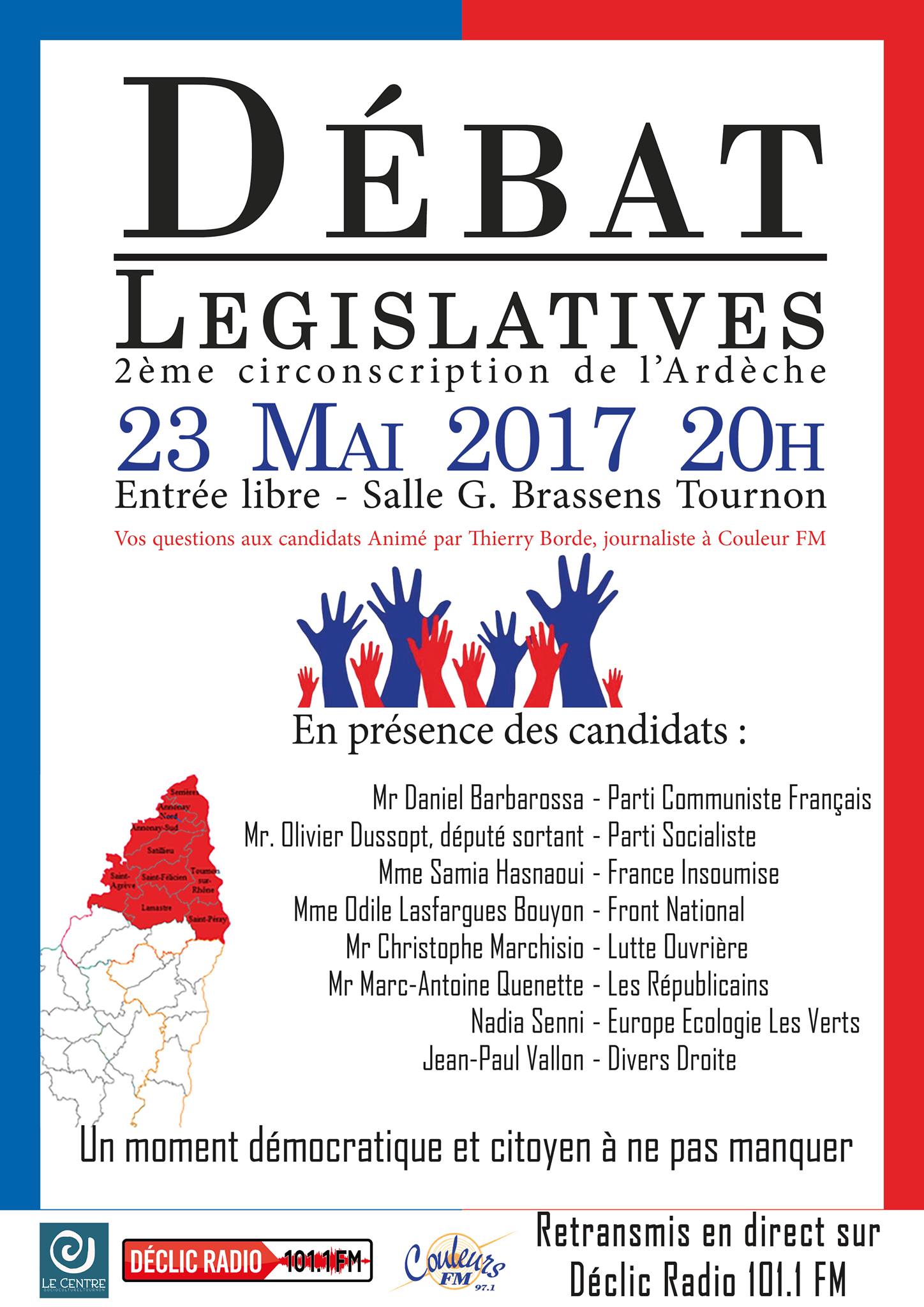 débat législatives 2017