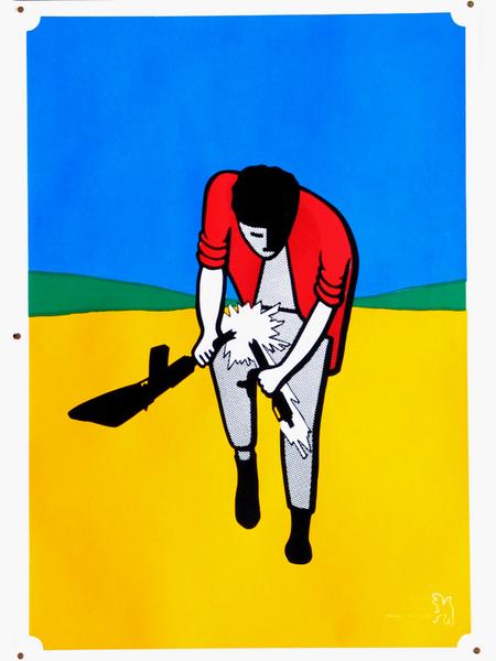 Le mec qui casse le fusil